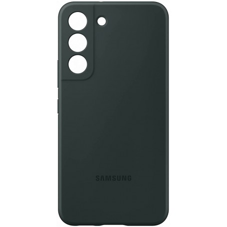 Funda Samsung de Silicona para Galaxy S22 Verde Oscuro Modelo EF-PS901TG