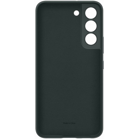 Funda Samsung de Silicona para Galaxy S22 Verde Oscuro Modelo EF-PS901TG
