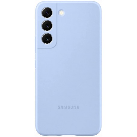 Funda Samsung de Silicona para Galaxy S22 Azul Cielo Modelo EF-PS901TL