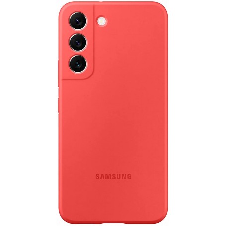 Funda Samsung de Silicona para Galaxy S22 Coral Modelo EF-PS901TP