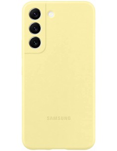 Funda Samsung de Silicona para Galaxy S22 Amarillo Modelo...