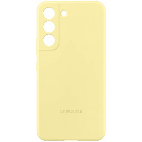 Funda Samsung de Silicona para Galaxy S22 Amarillo Modelo EF-PS901TY