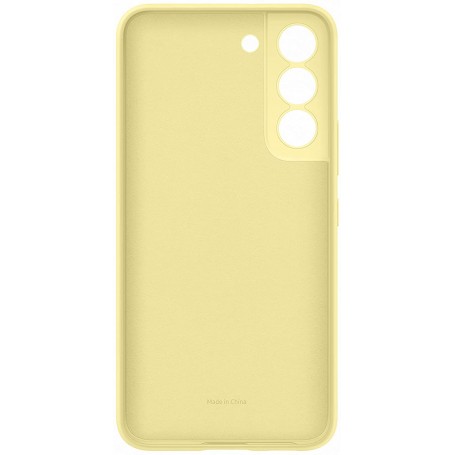 Funda Samsung de Silicona para Galaxy S22 Amarillo Modelo EF-PS901TY