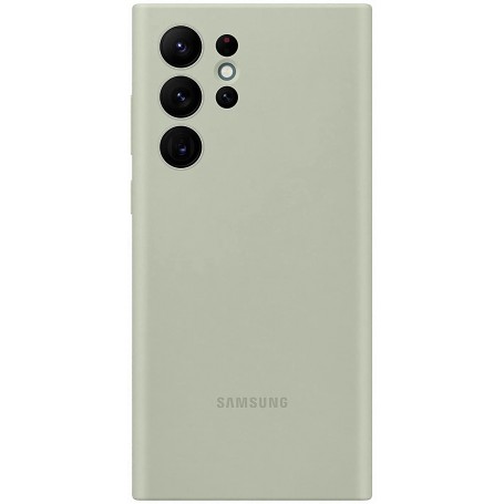 Funda Samsung de Silicona para Galaxy S22 Ultra Verde Oliva Modelo EF-PS908TM