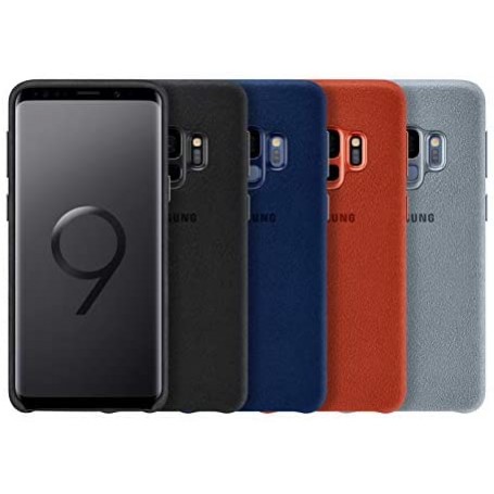 Funda Samsung Alcántara Para Galaxy S9 Color Gris EF-XG960AM Nueva