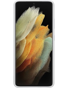 Funda Samsung de Silicona Para Galaxy S21 Ultra Gris... 2