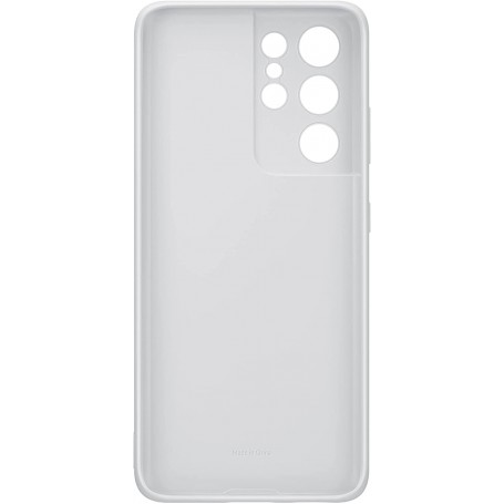 Funda Samsung de Silicona Para Galaxy S21 Ultra Gris Modelo EF-PG998TJ