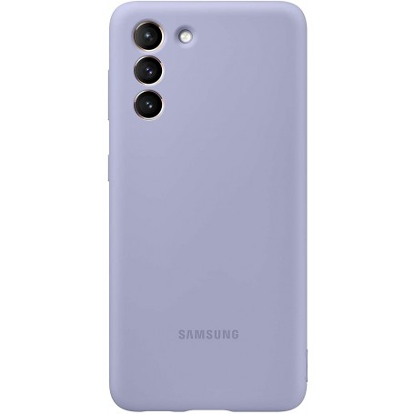 Funda Samsung de silicona para Galaxy S21 Violeta Modelo EF-PG991TV