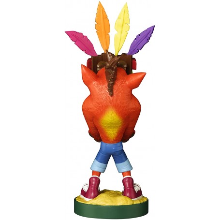 Soporte de sujeción Cable Guys para mando y/o teléfono móvil Modelo Aku Crash Bandicoot
