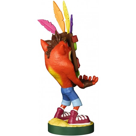 Soporte de sujeción Cable Guys para mando y/o teléfono móvil Modelo Aku Crash Bandicoot