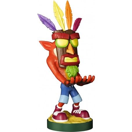 Soporte de sujeción Cable Guys para mando y/o teléfono móvil Modelo Aku Crash Bandicoot