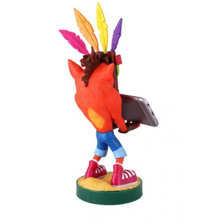 Soporte de sujeción Cable Guys para mando y/o teléfono móvil Modelo Aku Crash Bandicoot