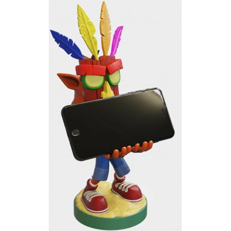 Soporte de sujeción Cable Guys para mando y/o teléfono móvil Modelo Aku Crash Bandicoot