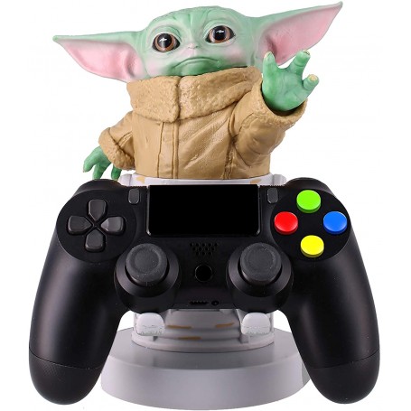 Soporte de sujeción Cable Guys para mando y/o teléfono móvil Modelo Baby Yoda Grogu | The Mandalorian