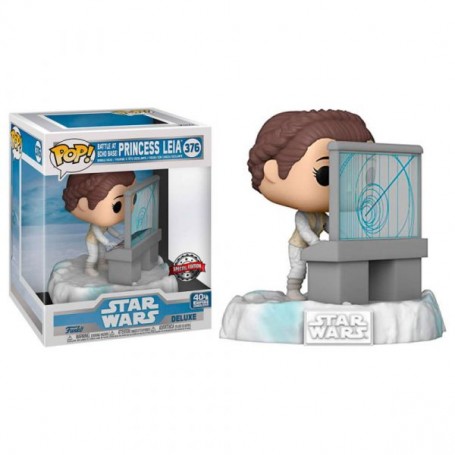 Figura Funko Pop! Star Wars Deluxe Princesa Leia Modelo 376 | 45901 Edición Especial