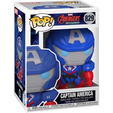 Figura Funko Pop! Marvel Los Vengadores Capitán América Modelo 829 | 55233