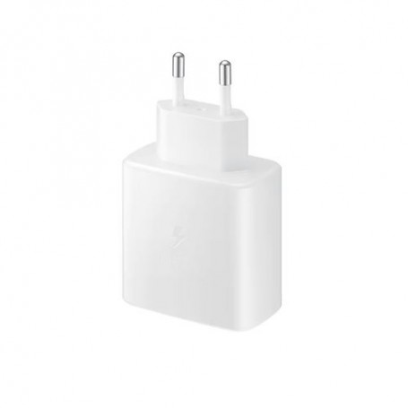 Cargador Samsung EP-TA845XW de 45W con Cable USB C Blanco Carga Rápida