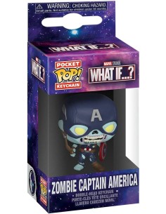 Funko Pop! Llavero Marvel Zombies Zombie Capitán América... 2