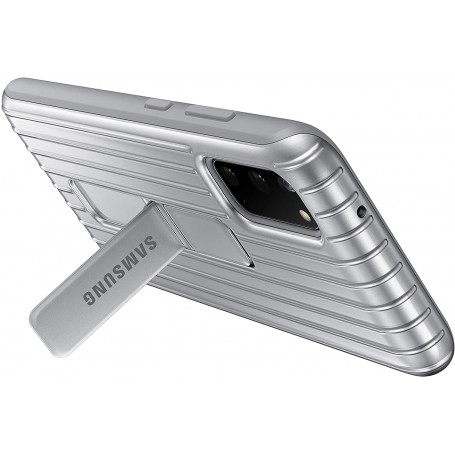 Funda Samsung Galaxy S20 Standing Cover Plata EF-RG980CS Estado Como Nuevo