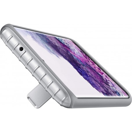 Funda Samsung Galaxy S20 Standing Cover Plata EF-RG980CS Estado Como Nuevo