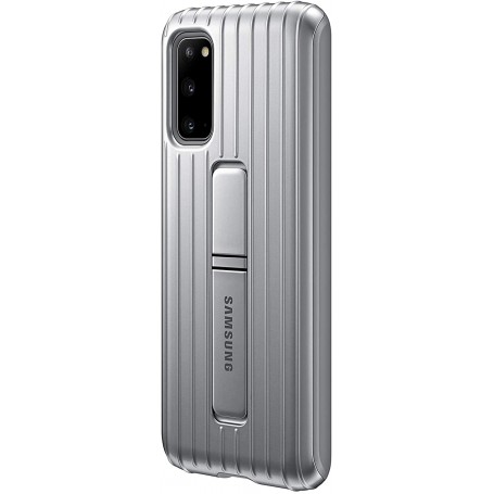 Funda Samsung Galaxy S20 Standing Cover Plata EF-RG980CS Estado Como Nuevo