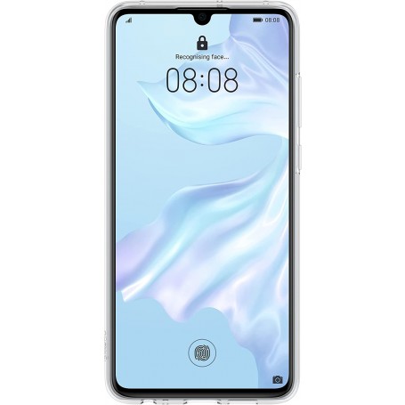 Funda Huawei De Silicona Para P30 Transparente Modelo 51993008 Nuevo