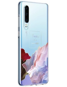 Funda Huawei De Silicona Para P30 Diseño Floating... 2