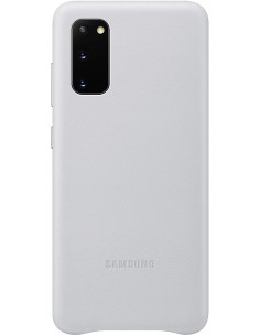Funda Samsung Para Galaxy S20 En Piel Color Gris Modelo...