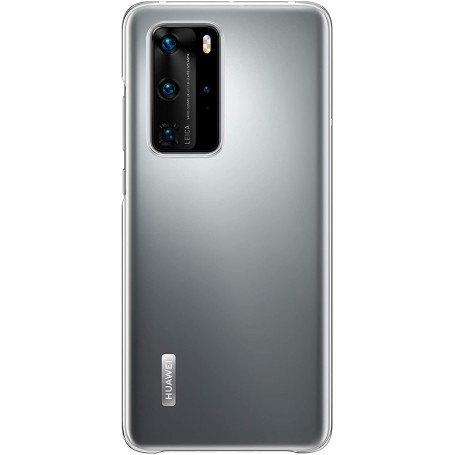Funda Huawei De Silicona Para P40 Pro Transparente Modelo 51993809 Nuevo