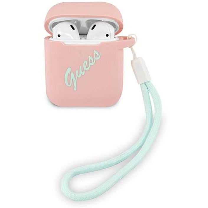 Funda Guess Silicona para Apple Airpods Vintage...