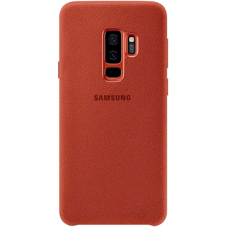 Funda Samsung Galaxy S9+ Alcántara Rojo Modelo EF-XG965AR | Estado Genial | Outlet