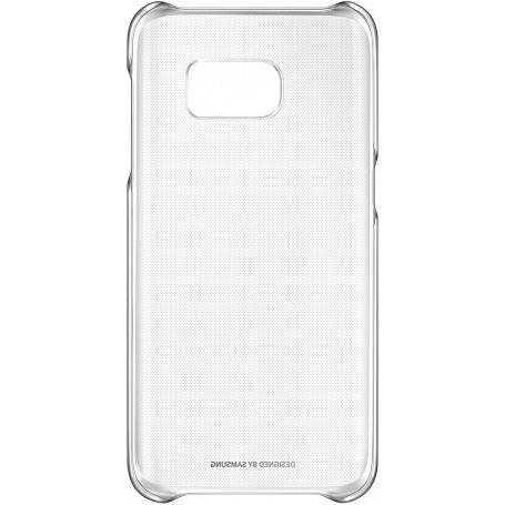 Funda Clear Cover para Samsung Galaxy S7 Color Plata Transparente Modelo EF-QG930CS | Estado Como Nuevo | Outlet