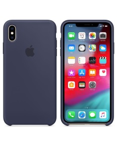 Funda Silicona para Apple iPhone X / XS Azul Medianoche...