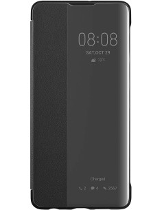 Funda Huawei Smart View Flip Para P30 Color Negro Modelo...