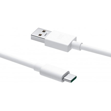 Cable Oppo VOOC Carga Flash DL129 USB-C 1m Blanco | Estado Como Nuevo | Outlet