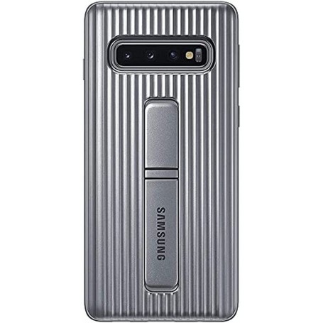 Funda Samsung para Galaxy S10 Protective Standing Plata Modelo EF-RG973CS | Estado Como Nuevo | Outlet