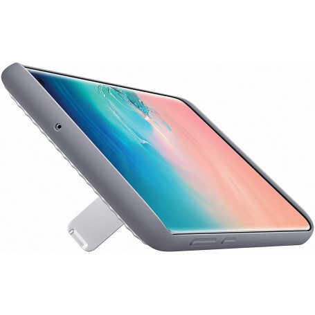 Funda Samsung para Galaxy S10 Protective Standing Plata Modelo EF-RG973CS | Estado Como Nuevo | Outlet