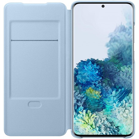 Funda Led View Para Samsung Galaxy S20 Plus Color Azul Modelo EF-NG985PL | Estado Como Nuevo | Outlet