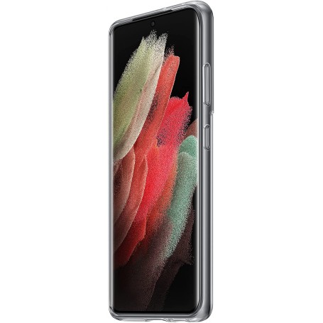 Funda Clear Cover para Samsung Galaxy S21 Ultra Transparente Modelo EF-QG998TT | Estado Como Nuevo | Outlet