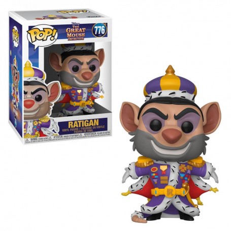 Figura Funko Pop! Películas Basil El Ratón Superdetective Ratigan Modelo 776 | 47719