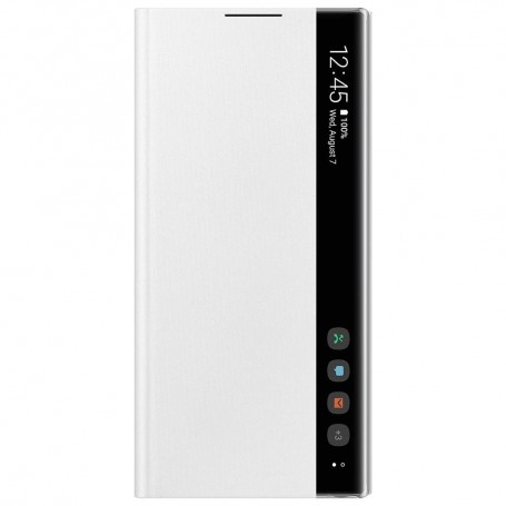 Funda Samsung Clear View para Galaxy Note 10 Blanca EF-ZN970CW | Estado Genial | Outlet