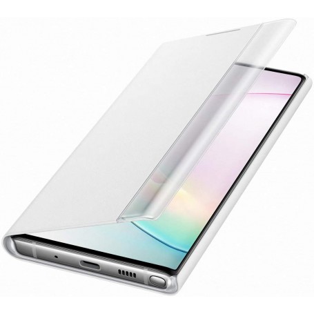 Funda Samsung Clear View para Galaxy Note 10 Blanca EF-ZN970CW | Estado Genial | Outlet