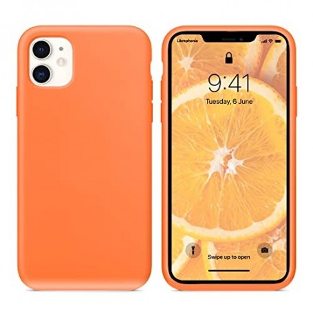 Funda Silicona para Apple iPhone 11 Vitamina C | Librephonia