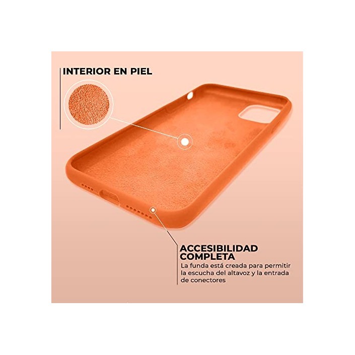 Funda Silicona para Apple iPhone 11 Vitamina C...