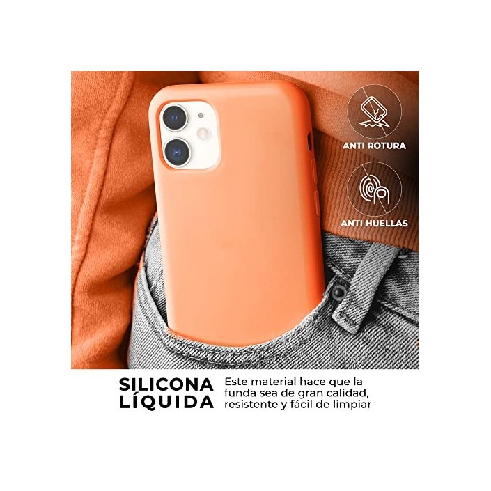 Funda Silicona para Apple iPhone 11 Vitamina C...