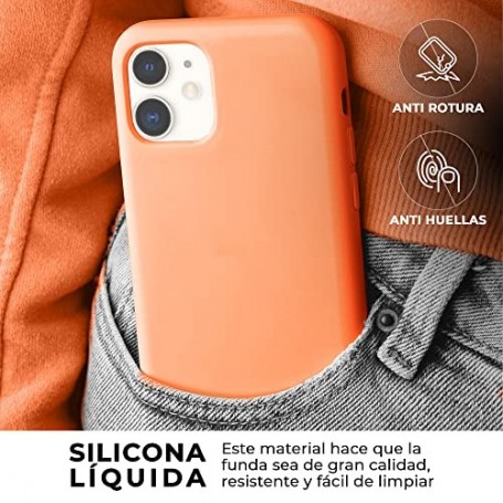 Funda Silicona para Apple iPhone 11 Vitamina C | Librephonia