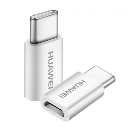 Adaptador Huawei Micro USB - Tipo C Modelo AP52 | Blanco | Sin Embalaje