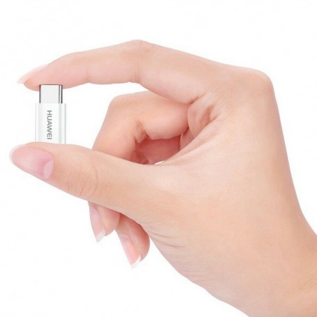 Adaptador Huawei Micro USB - Tipo C Modelo AP52 | Blanco | Sin Embalaje