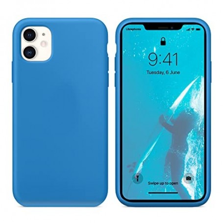 Funda Silicona para Apple iPhone 11 Azul Surfero | Librephonia