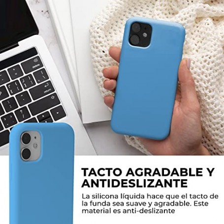 Funda Silicona para Apple iPhone 11 Azul Surfero | Librephonia